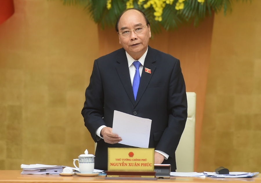 Thủ tướng Nguyễn Xuân Phúc chủ trì cuộc họp Chính phủ thường kỳ tháng 3/2021.