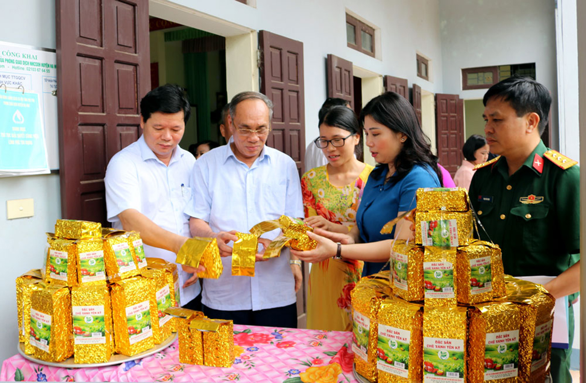 Nhờ chất lượng vượt trội, thương hiệu chè Yên Kỳ ngày càng được nâng lên (Ảnh TL).