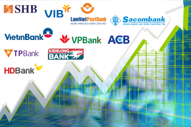 Từ đầu năm đến nay, mức tăng trung bình của các cổ phiếu ngân hàng là 30%-50%.