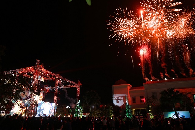 Pháo hoa sẽ được trình diễn trong sự kiện khai mạc Lễ hội hoa “Vũ khúc biển & hoa” ngày 10/4 tại FLC Sầm Sơn (Ảnh minh họa)