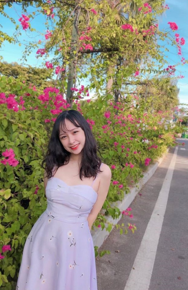 Muôn vàn góc check-in siêu đẹp đang chờ đợi du khách tại Lê hội “Vũ khúc biển & hoa” (Ảnh: Trần Thảo)