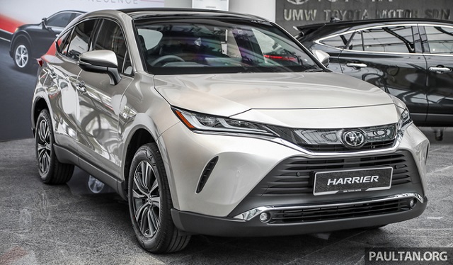 Toyota Harrier 2021 ra mắt thị trường Đông Nam Á (Ảnh Pautan.)