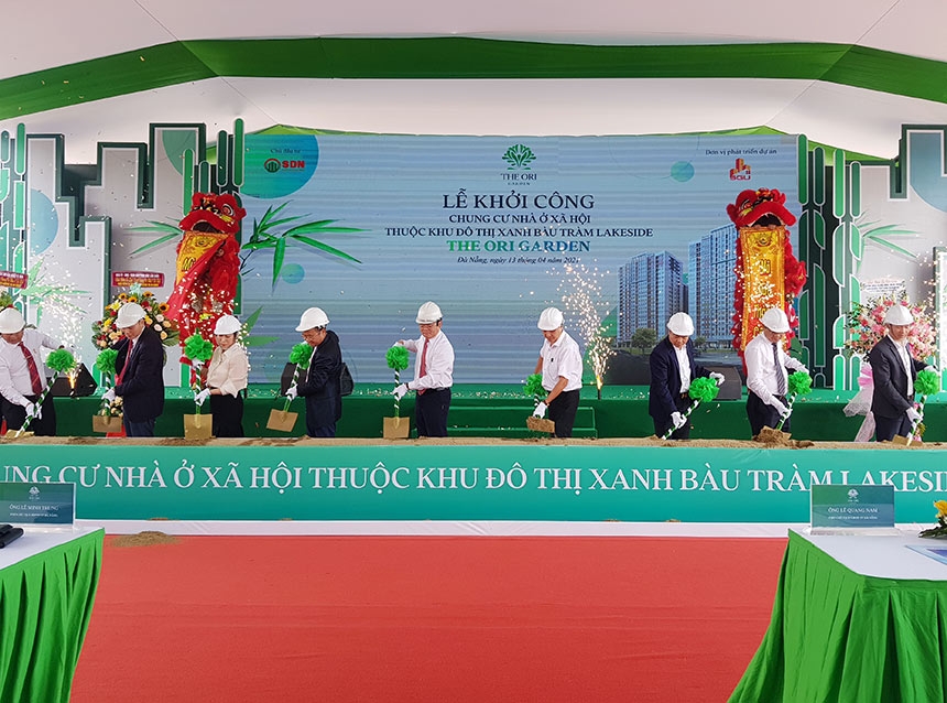 Khởi công xây dựng dự án Nhà ở xã hội The Ori Garden với vốn đầu tư 2.347 tỷ đồng.