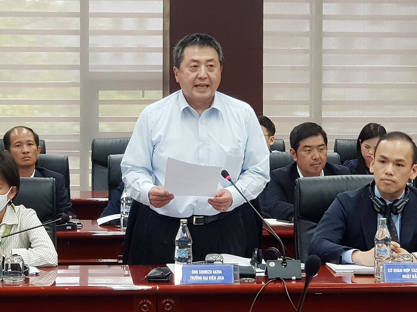 Ông Shimizu Akira cho hay, JICA hiểu rõ tầm quan trọng của dự án Cảng Liên Chiểu không chỉ đối với sự phát triển của TP Đà Nẵng mà còn với các tỉnh miền Trung - Tây Nguyên, Việt Nam và cả các nước trong khu vực.