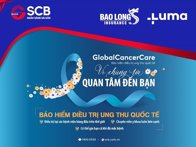 Bảo hiểm điều trị ung thư quốc tế của ngân hàng SCB.