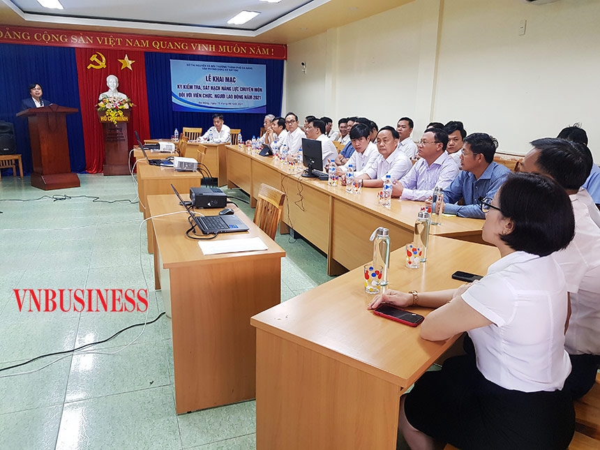 Khai mạc kỳ kiểm tra, sát hạch năng lực, chuyên môn cán bộ, công chức, viên chức Văn phòng Đăng ký đất đai TP Đà Nẵng năm 2021.