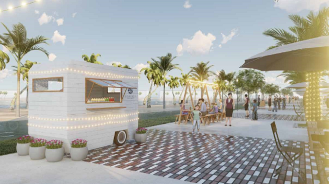 Tại Hội chợ mua sắm “Ocean Street Market”, cư dân và khách tham quan sẽ được trải nghiệm phố đi bộ sầm uất với hơn 50 gian hàng là những chiếc xe lưu động phong cách biển nhiệt đới.