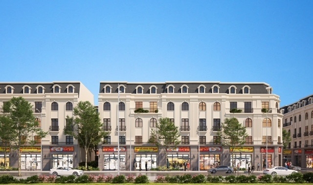 Sơn Đồng Center với kiến trúc tân cổ điển sang trọng.