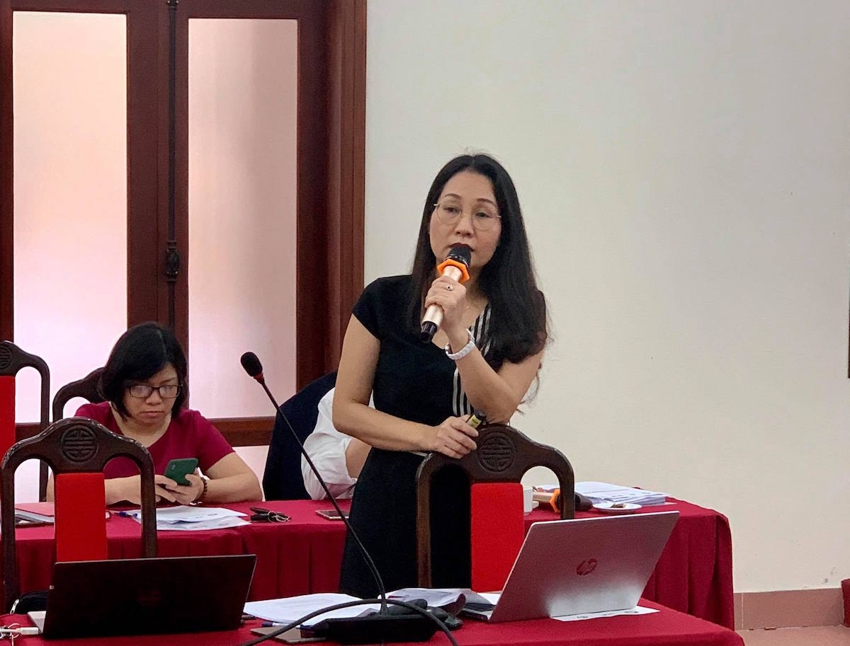 Bà Lê Thị Xuân Quỳnh, Phó Trưởng ban Ban nghiên cứu kinh tế ngành và lĩnh vực (CIEM).