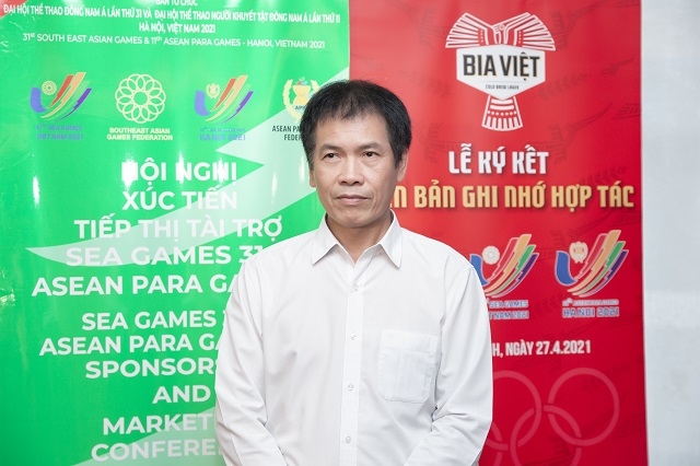 Ông Trần Đức Phấn - Phó Tổng cục trưởng phụ trách Tổng cục Thể dục Thể thao Việt Nam trả lời phỏng vấn.