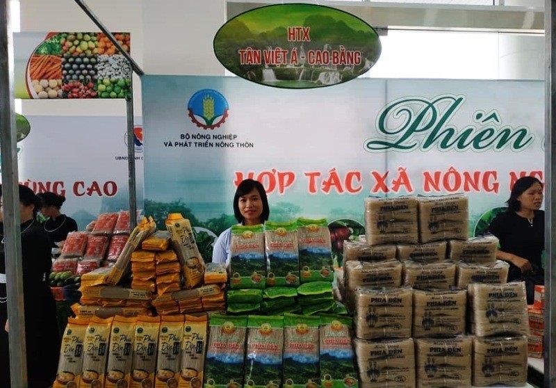 Tham gia hội chợ giúp HTX mở rộng đầu ra.