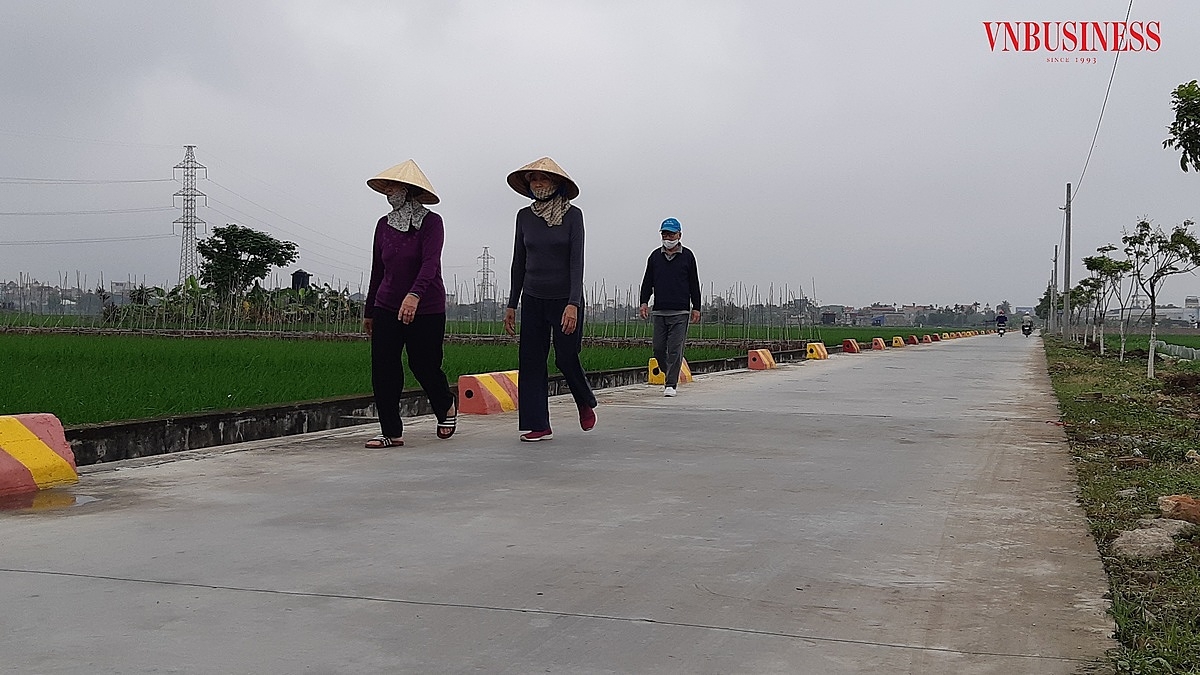 Tuyến đường NTM do HTX Nông nghiệp và điện năng An Hưng xây dựng.