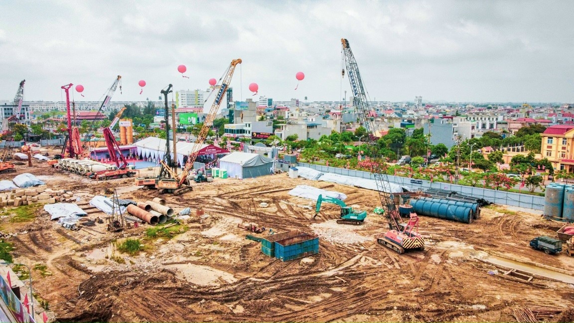 Sau lễ khởi công, dự án được tập trung triển khai theo đúng tiến độ đã đặt ra.