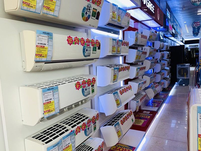 Điều hoà được giảm giá lên tới 40% vẫn vắng bóng người mua.