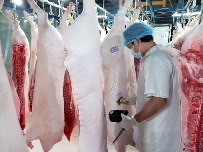 HTX Duy Đại Sơn đã hoàn thiện hệ thống giết mổ theo tiêu chuẩn vệ sinh an toàn thực phẩm.