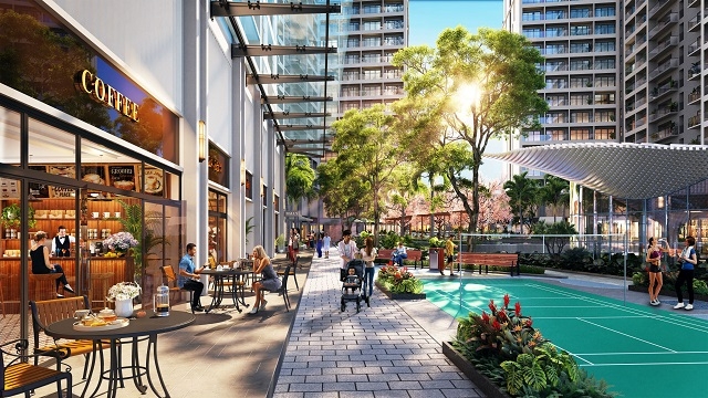 Lavita Thuan An được chú trọng kiến tạo cảnh quan, tiện ích đáp ứng nhu cầu an cư lẫn đầu tư cho thuê.