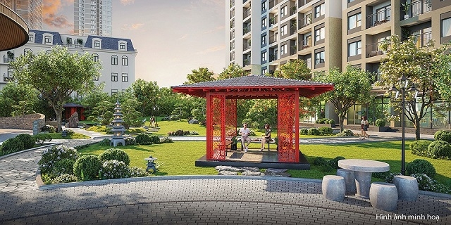 Chòi nghỉ phong cách Nhật – nơi những cư dân lớn tuổi tìm thấy niềm vui của láng giềng bầu bạn.