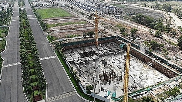 Dự án An Lạc Green Symphony mặc dù chưa có giấy phép xây dựng nhưng vẫn tiến hành thi công khu chung cư cao tầng