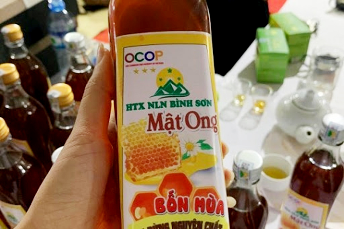 Trên những đồi chè, sản phẩm mật ong Bình Sơn ra đời, cho giá trị kinh tế cao (Ảnh TL) .