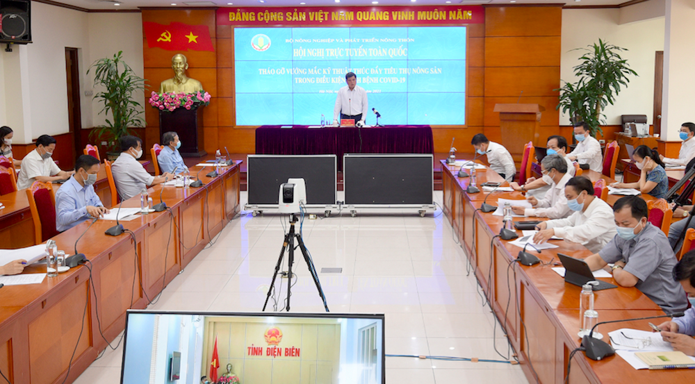 Hội nghị Tháo gỡ vướng mắc kỹ thuật thúc đẩy tiêu thụ nông sản trong điều kiện dịch bệnh COVID-19.