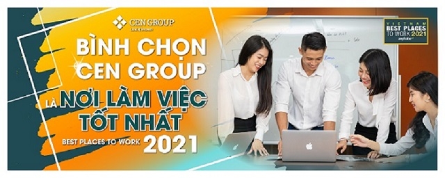 Cen Group tham gia Nơi làm việc tốt nhất Việt Nam
