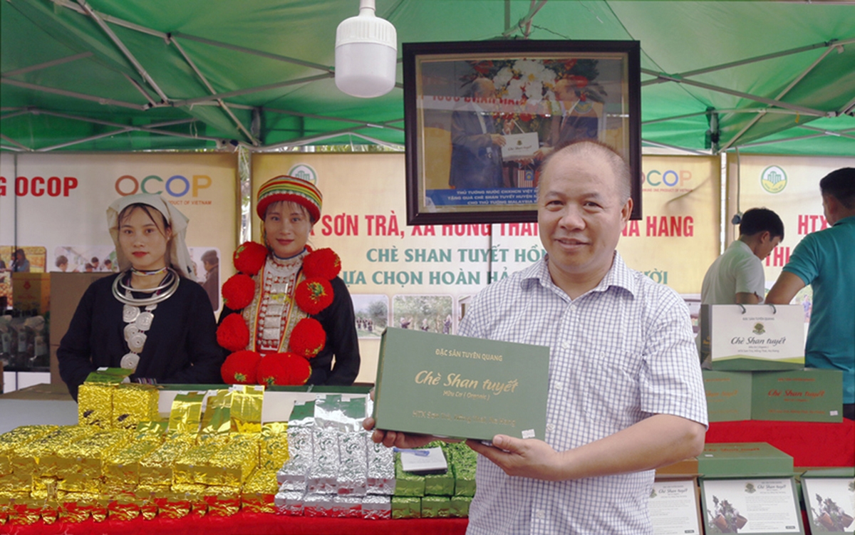 Hiệu quả của các HTX giúp huyện hình thành các thương hiệu sản phẩm có tiếng trên thị trường.