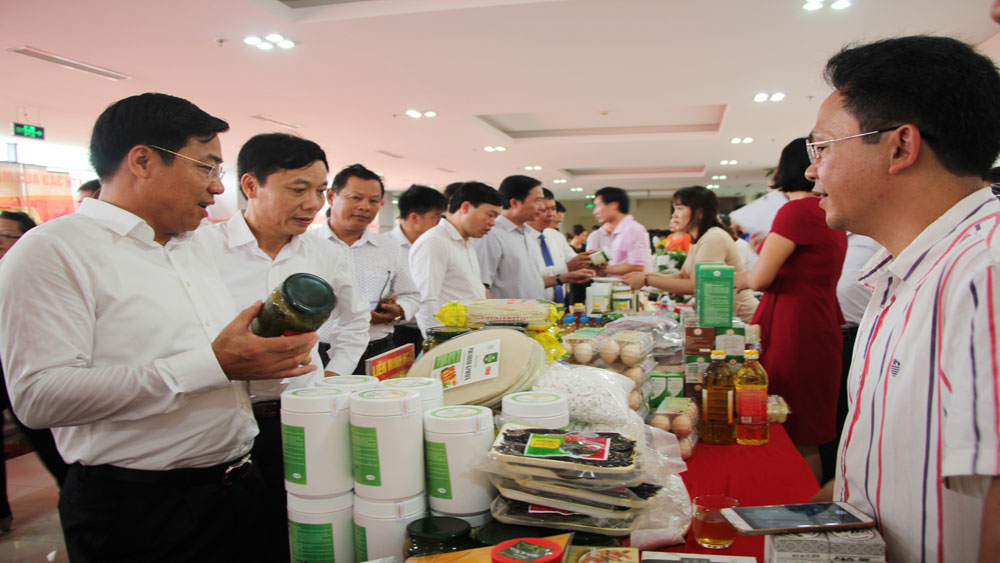 Kết nối thị trường tiêu thụ nông sản là một trong những điều kiện giúp cho các HTX, nhất là HTX ở vùng dân tộc thiểu số tỉnh Bắc Giang phát triển bền vững.