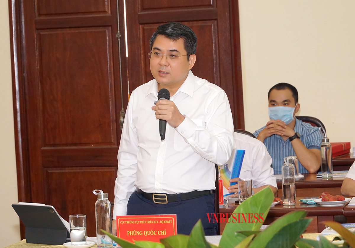 Ông Phùng Quốc Chí, Cục trưởng Cục Phát triển HTX (Bộ KH&ĐT).