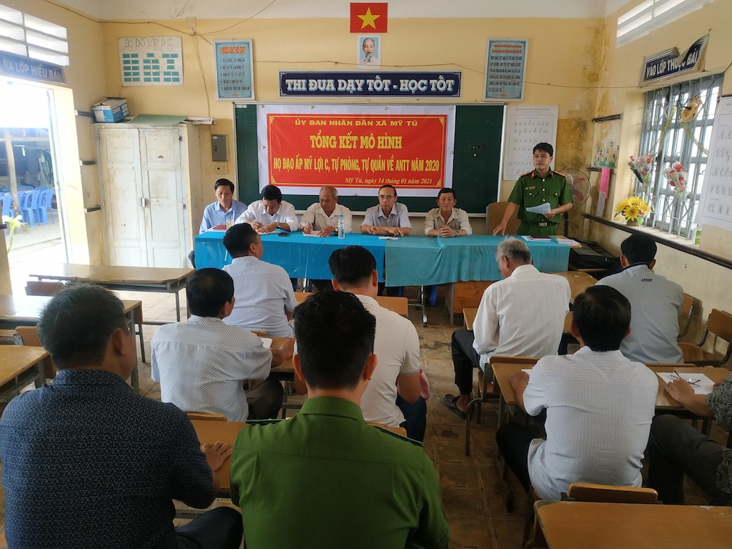 Mô hình “Họ đạo tự phòng, tự quản về an ninh, trật tự” ở ấp Mỹ Lợi C thuộc xã Mỹ Tú, huyện Mỹ Tú (Sóc Trăng) đã đóng góp quan trọng vào phong trào “Toàn dân bảo vệ an ninh Tổ quốc”.