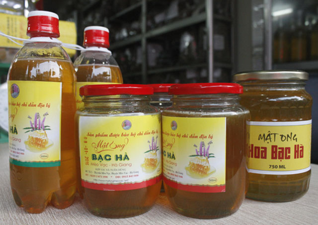 Thương hiệu mật ong bạc hà của HTX Tuấn Dũng từng bước được khẳng định.