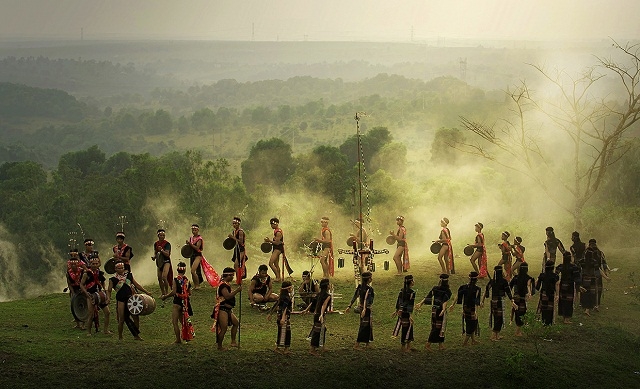 Biểu diễn cồng chiêng Tây Nguyên (Ảnh: TL)