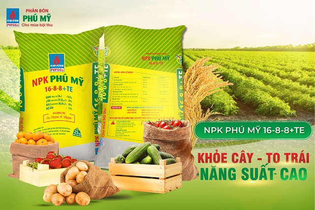 PVFCCo ra mắt sản phẩm NPK Phú Mỹ 16-8-8 TE