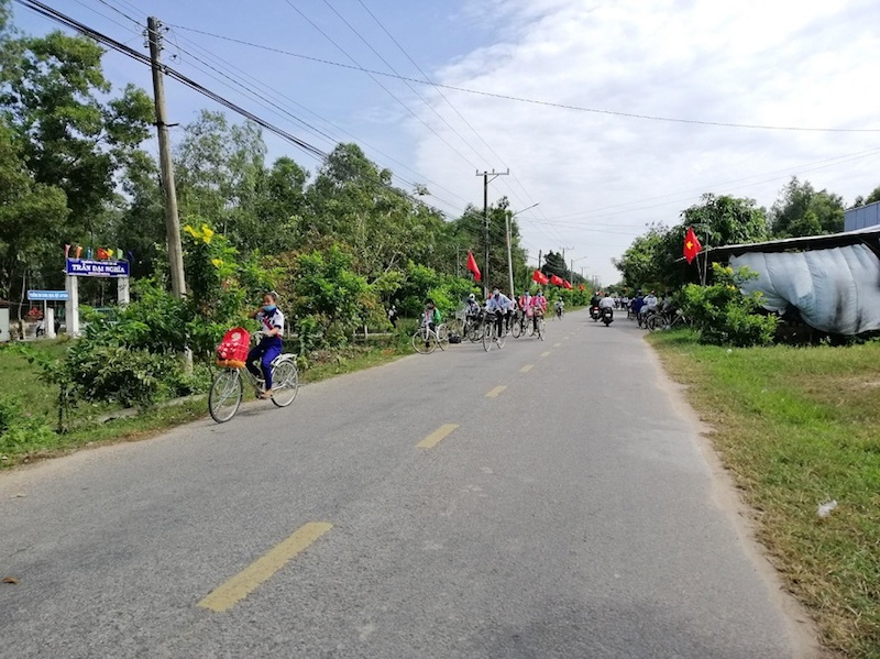 Diện mạo phum, sóc của người Khmer ở Tịnh Biên ngày càng khang trang nhờ đầu tư hạ tầng kiên cố.