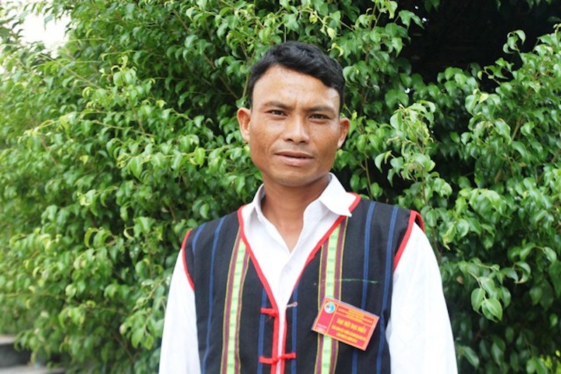Anh A Thi là nông dân sản xuất giỏi tiêu biểu của huyện Đăk Tô.