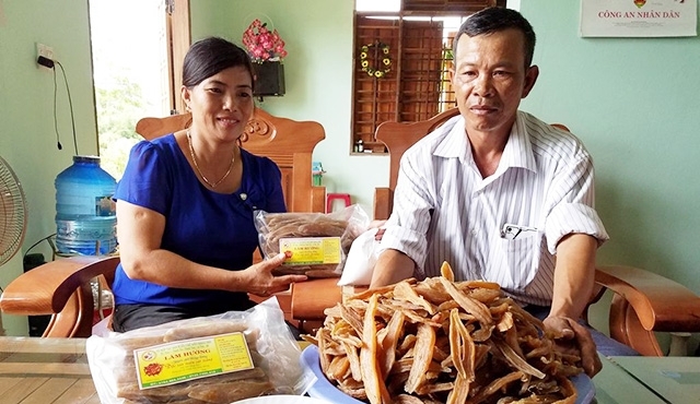 Sản phẩm từ khoai lang của vùng cát Quảng Bình mang lại thu nhập ổn định cho người dân. (Ảnh: Int)