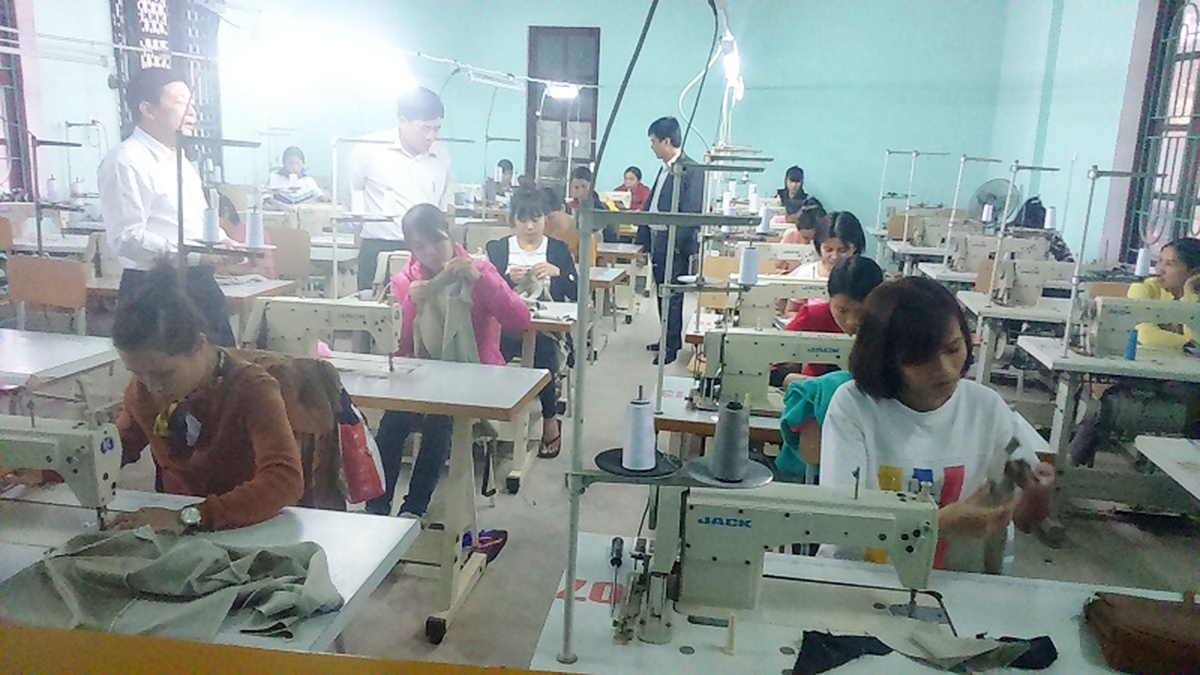 Huyện sẽ tiếp tục nâng cao vai trò của HTX, doanh nghiệp trong công tác đào tạo nghề (Ảnh TL).