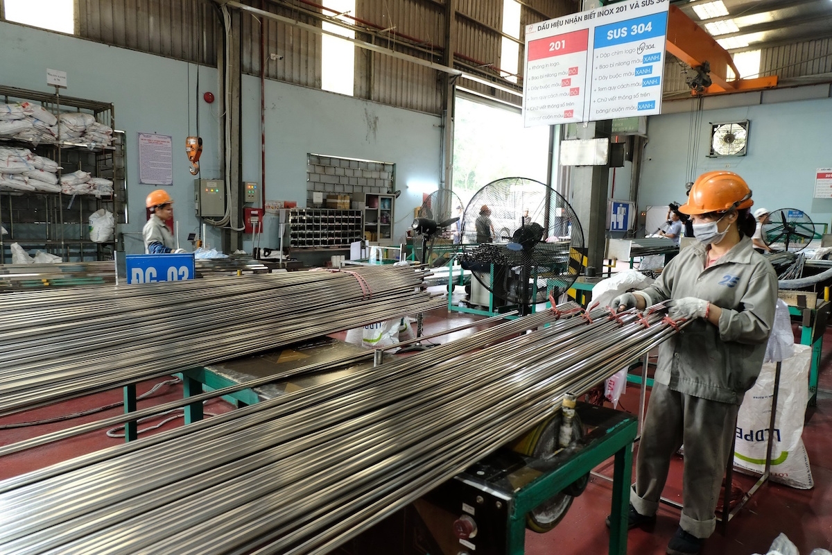 Giá sắt thép tăng nóng sẽ gián tiếp tác động vào chỉ số CPI.