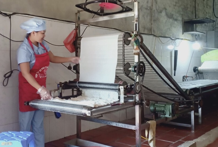 Máy móc giúp nâng cao năng suất sản xuất bún phở và góp phần bảo vệ môi trường.