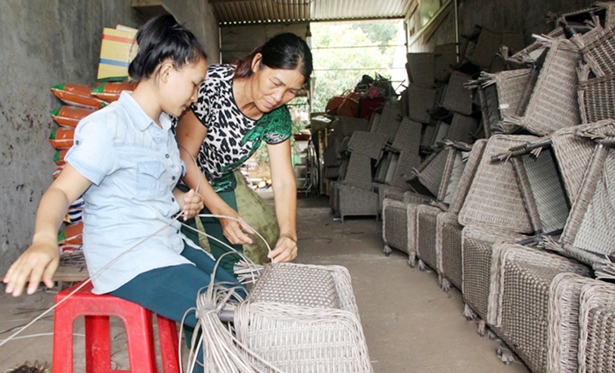 Công tác dạy nghề sẽ tiếp tục là mục tiêu mũi nhọn của xã trong thời gian tới. (Ảnh TL).