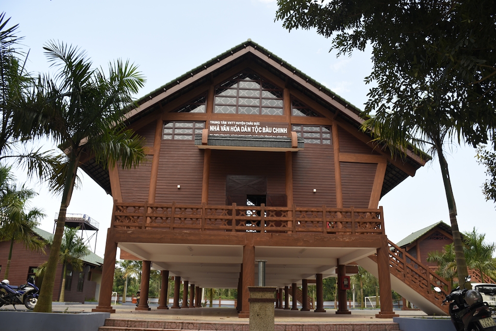 Nhà văn hóa dân tộc Bàu Chinh ở xã Bàu Chinh (huyện Châu Đức) - nơi sinh hoạt của đồng bào dân tộc Chơ Ro.