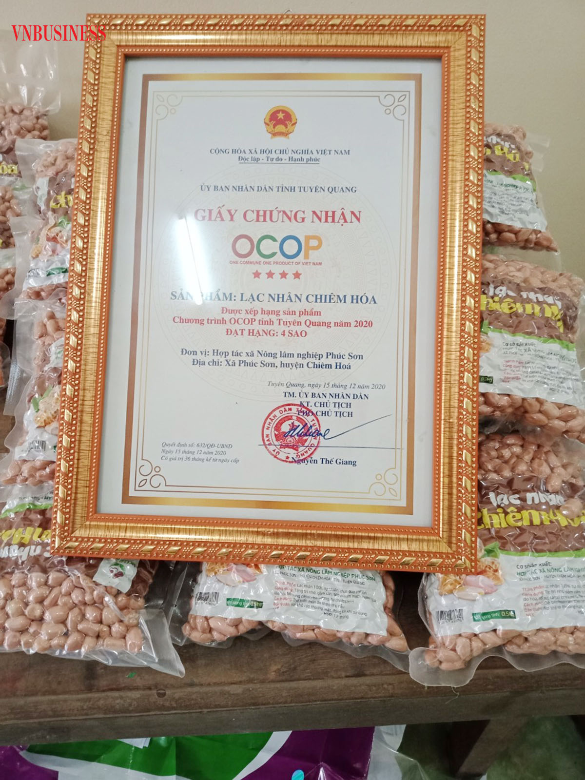 Ông Ma Phúc Giải, Giám đốc HTX Phúc Sơn: