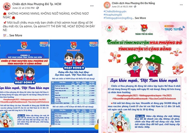 Các chiến sĩ Hoa Phượng Đỏ hưởng ứng chiến dịch “Bạn Khỏe Mạnh, Việt Nam Khỏe Mạnh” đầy hăng say