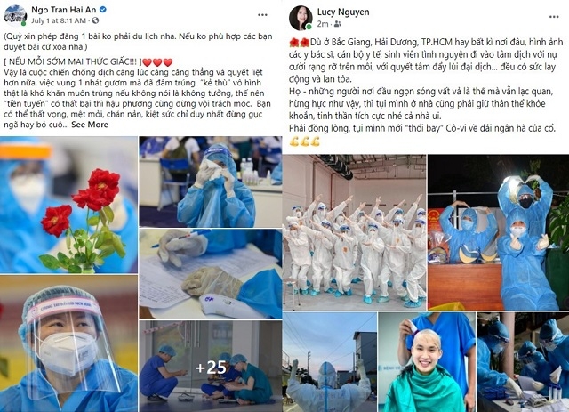 Những câu chuyện về tuyến đầu xông pha chống dịch, hay sự sẻ chia yêu thường giữa đời thường đã được lan tỏa với nguồn cảm hứng tích cực