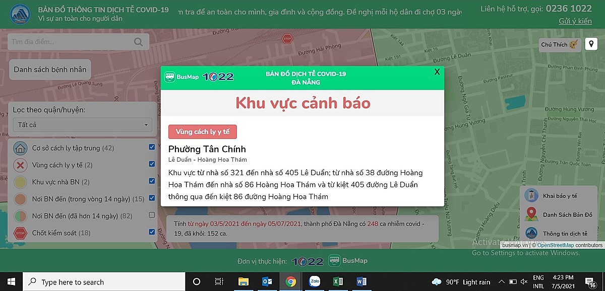 Bản đồ dịch tễ CovidMap: Phenikaa MaaS xây dựng Bản đồ dịch tễ CovidMap để hỗ trợ chính quyền và người dân thành phố Đà Nẵng nâng cao công tác phòng, chống dịch tại địa phương.