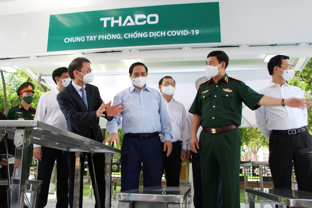 Chủ tịch HĐQT Thaco Trần Bá Dương giới thiệu