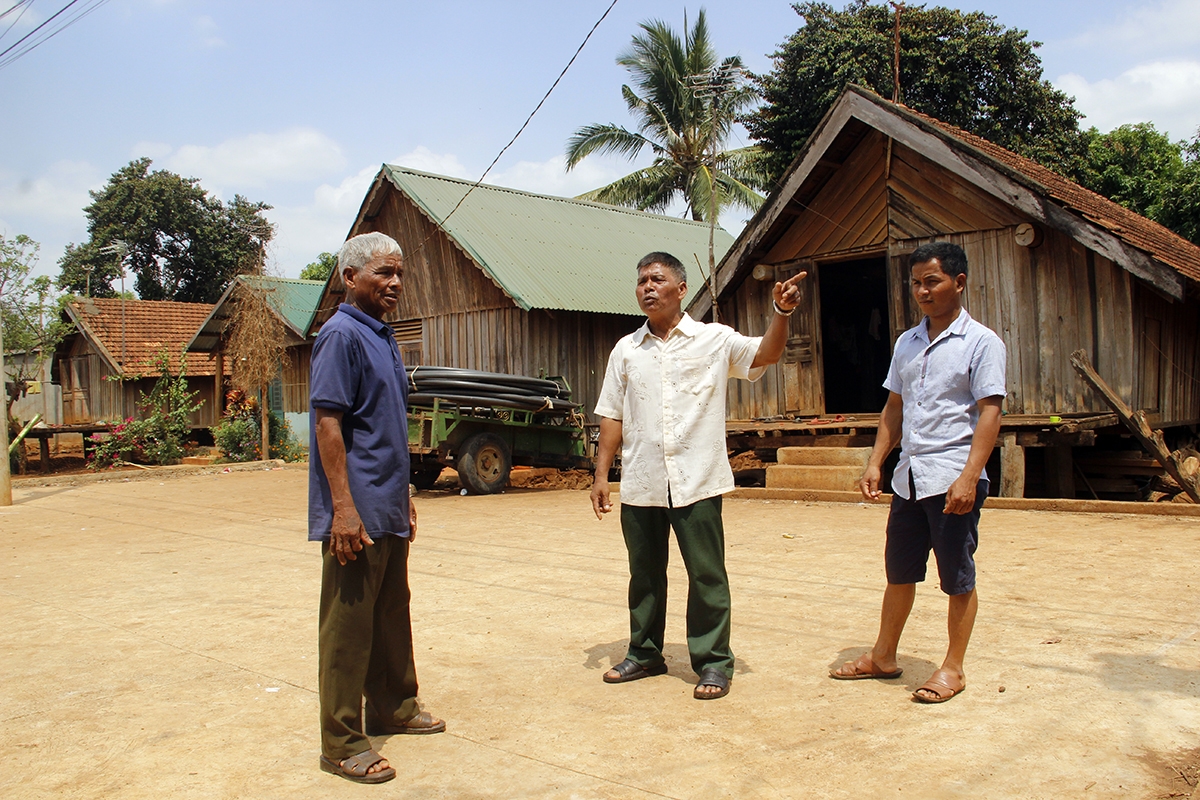 Đời sống của người dân ở buôn Cháy đang khởi sắc nhờ chương trình xây dựng nông thôn mới.