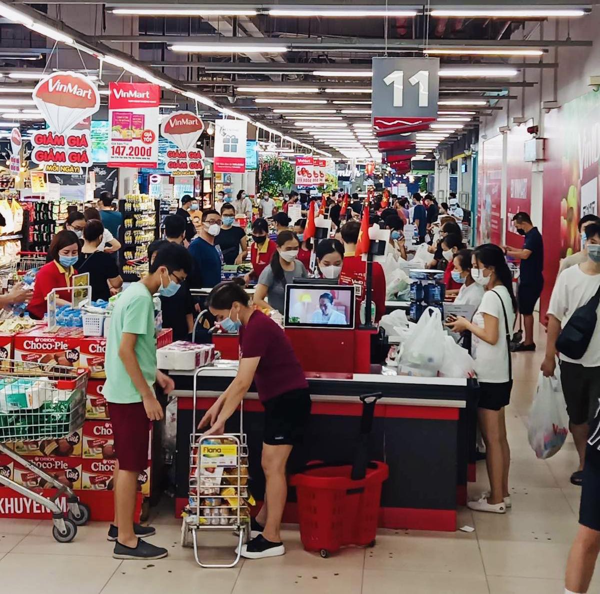 VinMart đảm bảo cung ứng hàng hóa sau Công điện 15 của UBND Hà Nội.