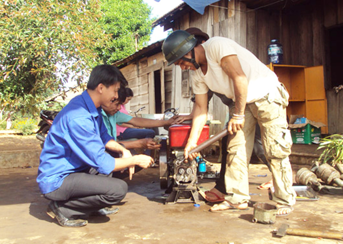 Các chương trình đào tạo nghề cho lao động nông thôn sẽ tiếp tục được đầu tư mạnh (Ảnh TL).