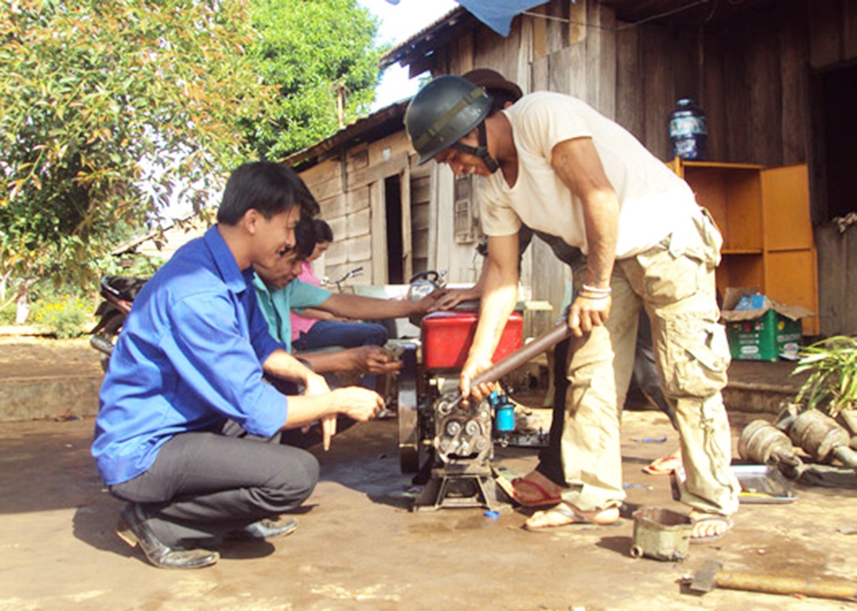 Các chương trình đào tạo nghề cho lao động nông thôn sẽ tiếp tục được đầu tư mạnh (Ảnh TL).