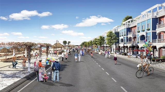 Những con đường lễ hội góp phần làm nên sức hấp dẫn của dự án FLC Quảng Bình.